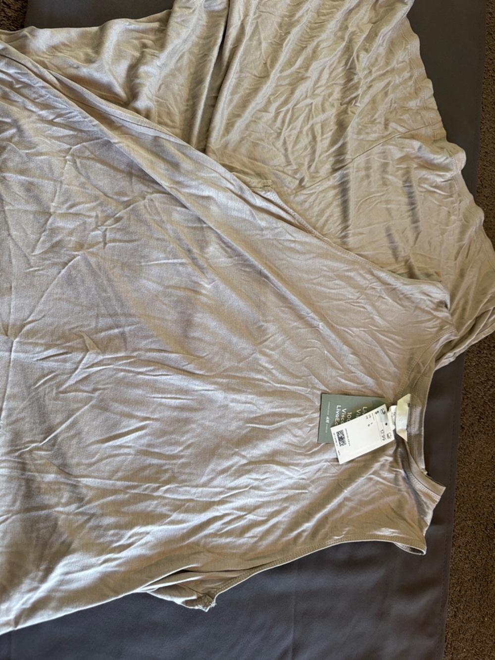 H&M Light Beige Sleeveless Dress